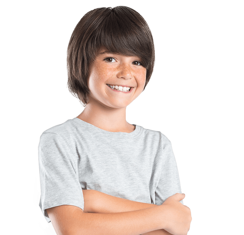 Young boy with healthy happy smile