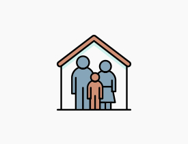 Animated family icon