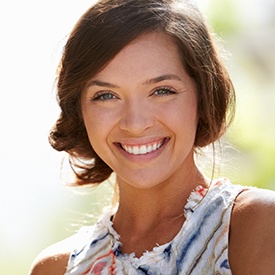 Young woman with gorgeous smile