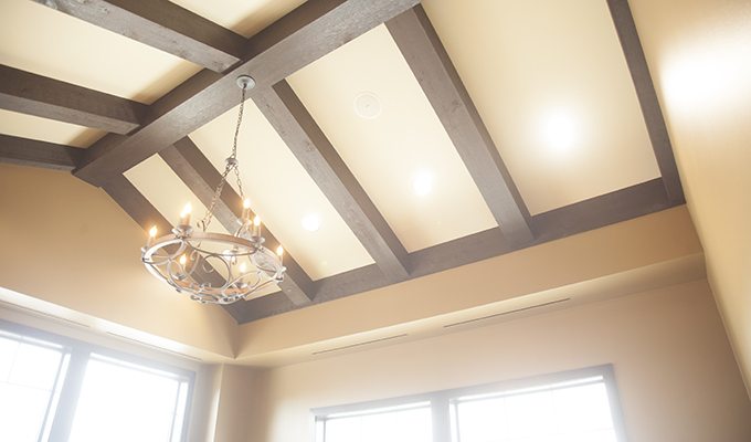 Beautiful chandalier in waiting area